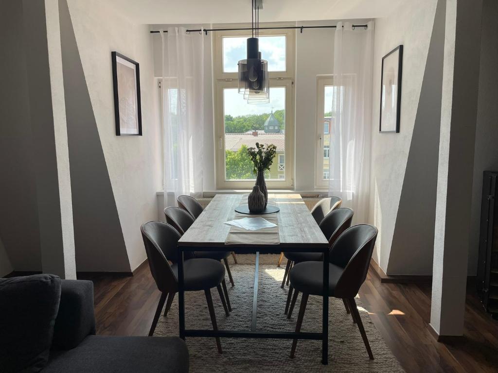 Wohnzimmer Neuseenland Apartments