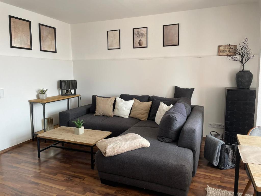 Wohnbereich der Neuseenland Apartments