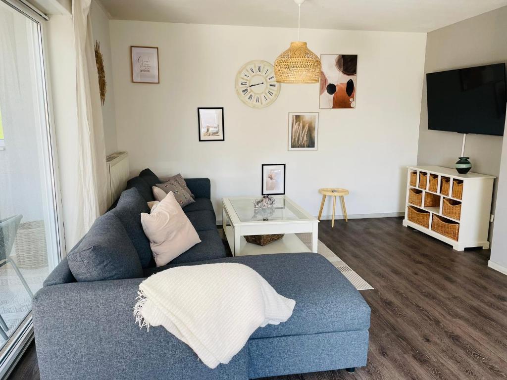 Wohnraum der Ferienwohnung Krabbe