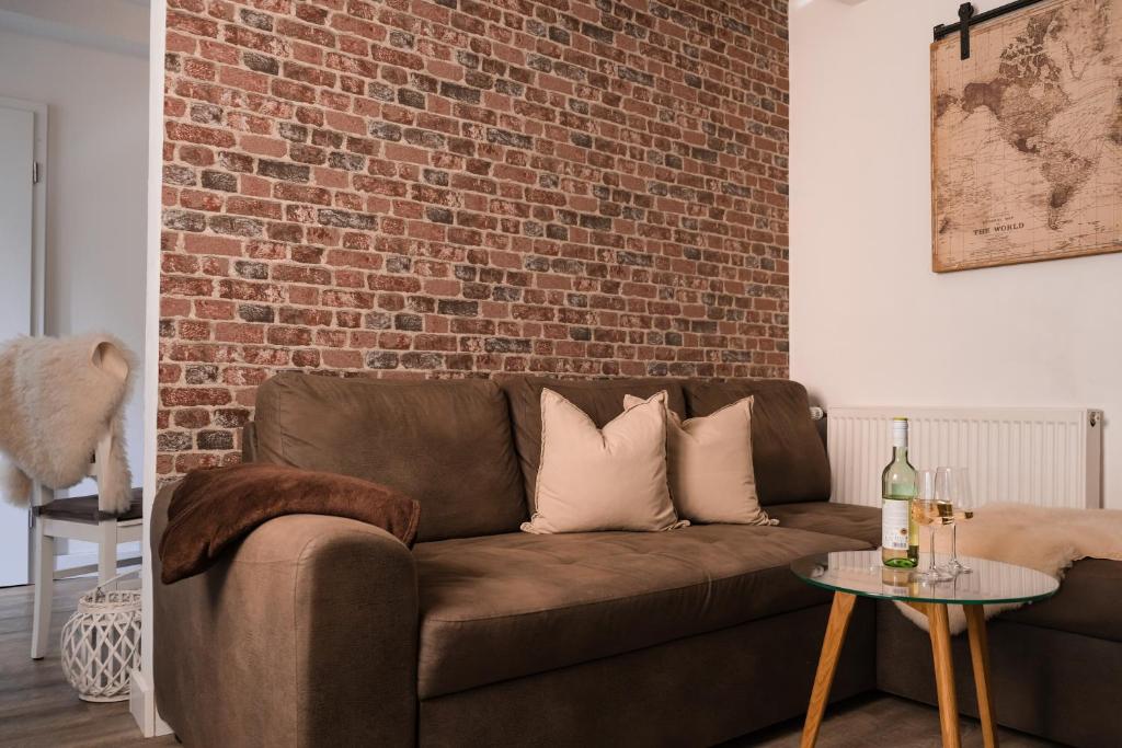 Gemütliche Stube im Ferienhaus Neuseenland